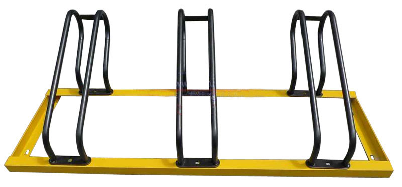 綠道通卡位式自行車停車架,東莞碳素鋼卡位式自行車停車架廠家直銷